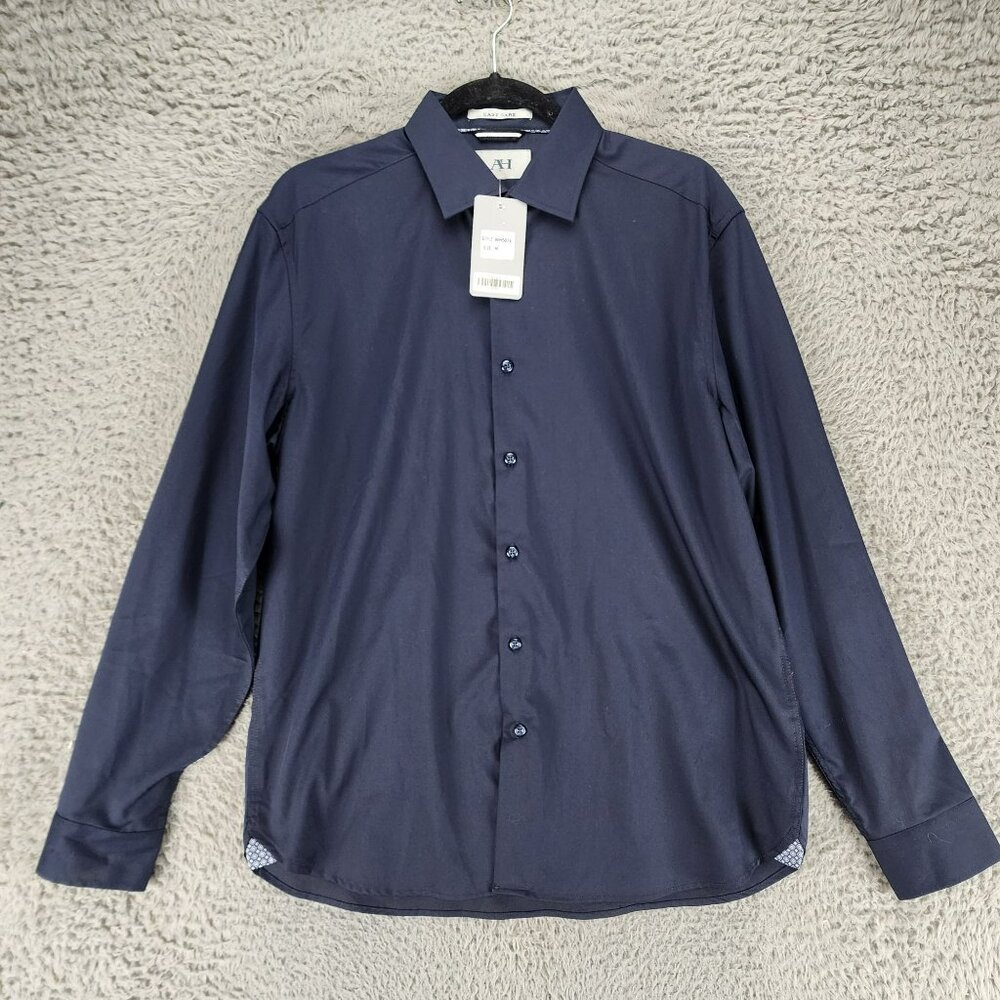 American Heritage Shirt Mens Medium Blue Long Sleeve Button Up *NWT*